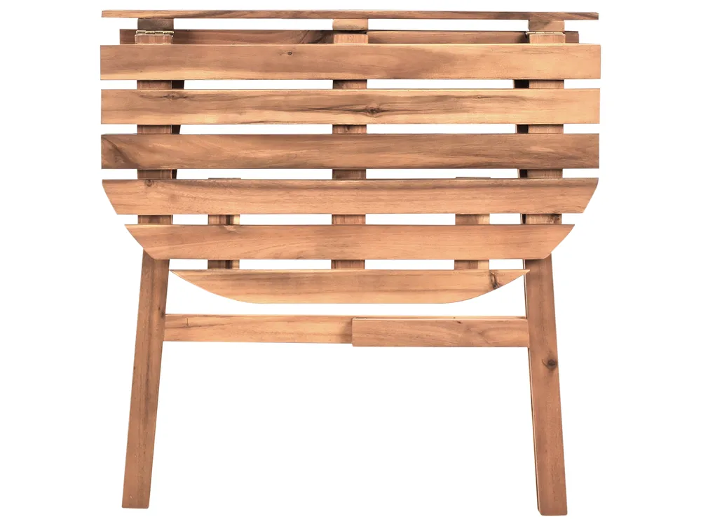 Outdoor Bistrotisch OSIGO 44 cm 70 cm Akazienholz Braun_986955