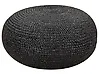 Pouffe TIFELT Jute Black