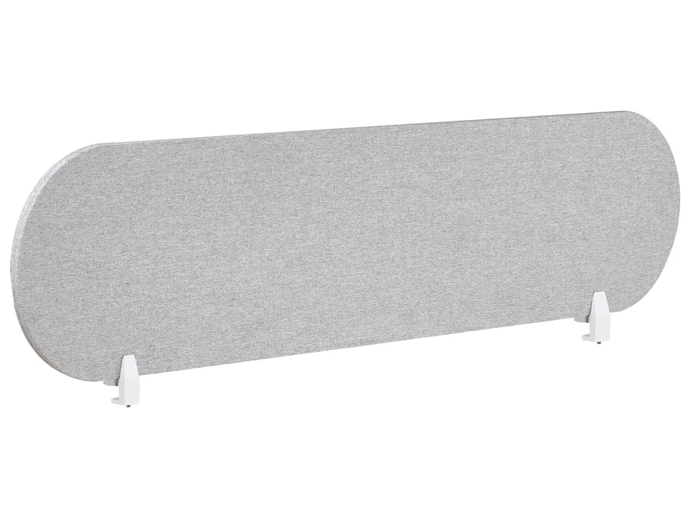 Schreibtischtrennwand SPARKY 160 x 40 cm Hellgrau