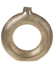 Dekovase COMAL 40 cm Metall Gold_848959