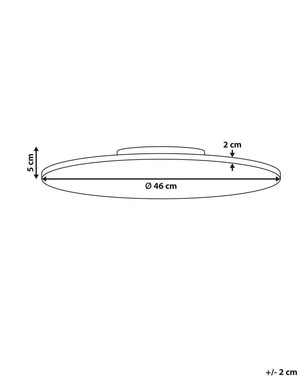 LED Ceiling Lamp VEYA with Remote with Dimmer White_1116522
