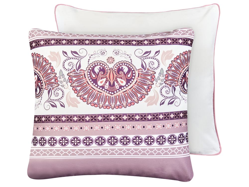 Gartenkissen 2er Set TVISTA Orientalisches Muster 45 x 45 cm Purpur