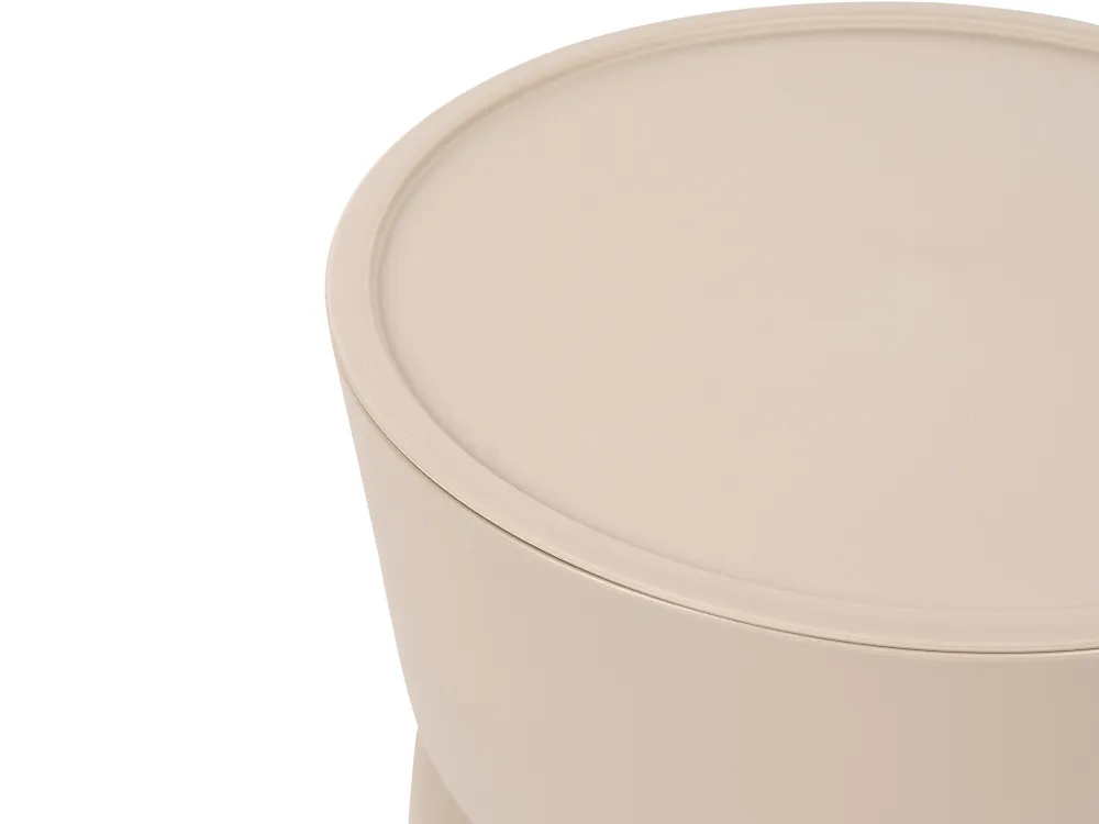 Set van 2 bijzettafels ATACAMA 32/40 cm 32/40 cm Bruin Beige_1172097