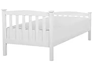 Bed Pine Wood GIVERNY 90 x 200 cm (EU Single) White_752686