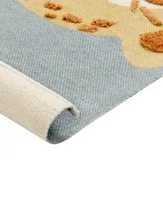 Kinderteppich TANGSE Grau 80 x 150 cm Baumwolle_864116