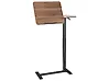 Laptoptisch manuell höhenverstellbar SCHOLA 70 cm x 40 cm Braun / Schwarz