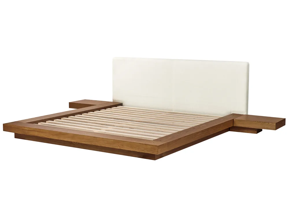 Bed Boucle ZEN 180 x 200 cm (EU Super King) Natural Ash Wood_931229