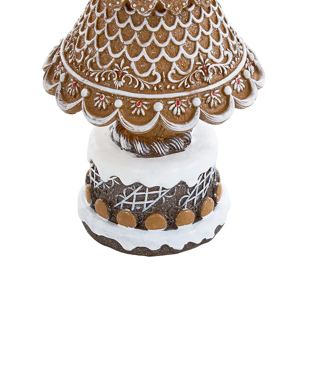 Set of 2 Christmas Decorations KOPPELO 33/42 cm Christmas Tree Brown_1175653