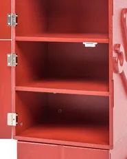 Cabinet EDGAR 89 cm Red with Wheels_1064623