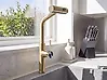 Küchenarmatur mit ausziehbarem Auslauf PEGUCHE Gold