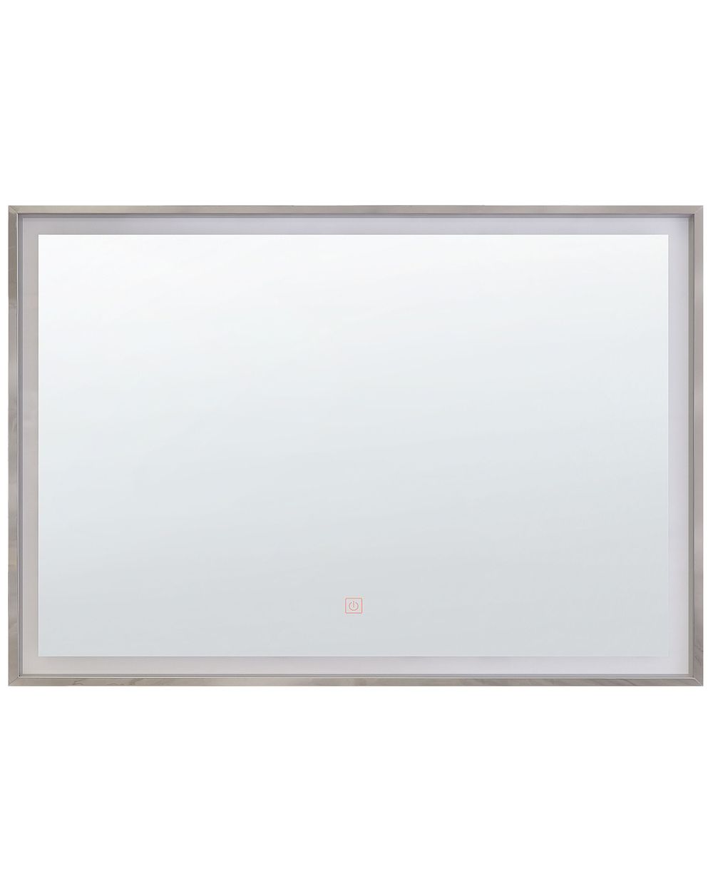 LED Bathroom Mirror ARGENS 80 cm 60 cm Silver