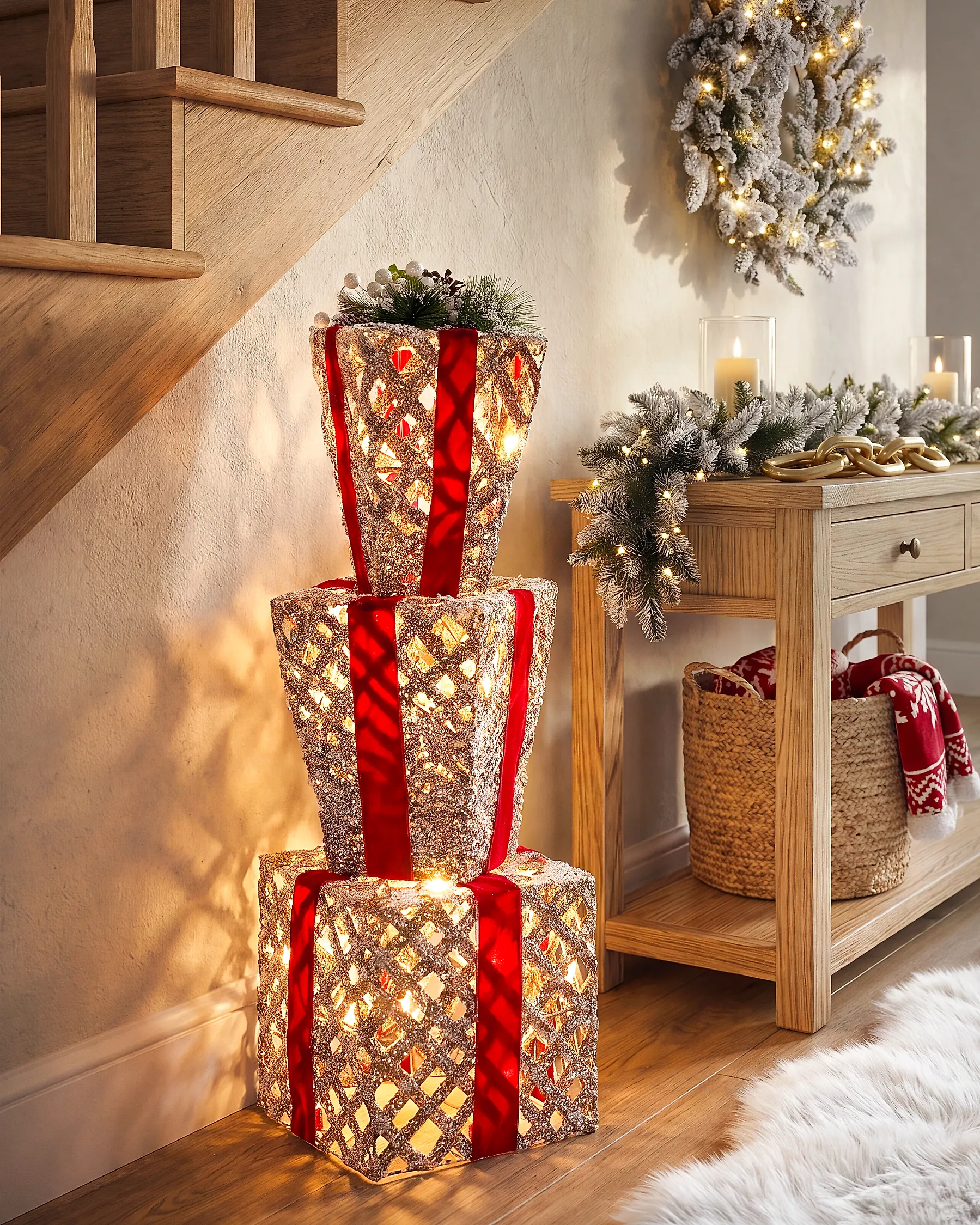 Christmas Decoration LED HUMPPILA 87 cm Christmas Gifts White_1177952