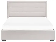 Postelja s prostorom za shranjevanje ROUEN Svetlo bež 160 x 200 cm_996764
