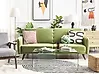 Schlafsofa 3-Sitzer SENJA Samtstoff Olivgrün