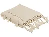 Kuscheldecke NAZILLI Baumwolle 125 x 150 cm Beige
