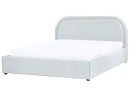 Ottoman Bed QUILLIEN Chenille Light Blue 140 x 200 cm (EU Double)_989838