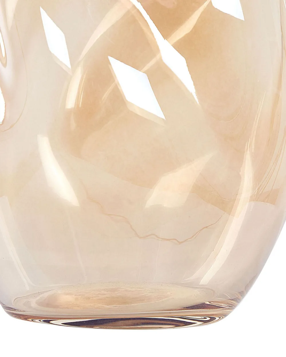 Blumenvase GERAKINI 20 cm Glas Orange_838245