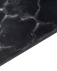 Faux Fur Rug GHARO Black 160 x 230 cm_858632