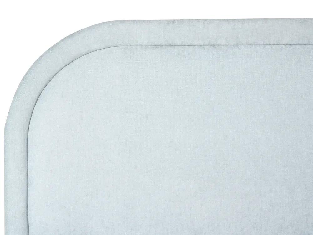 Ottoman Bed QUILLIEN Chenille Light Blue 140 x 200 cm (EU Double)_989842