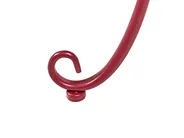 Outdoor Beistelltisch CAVINIA 40 cm 40 cm Metall Burgunderrot_1016321