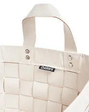 Set of 2 Baskets SIPPAR Faux Leather Beige_954342