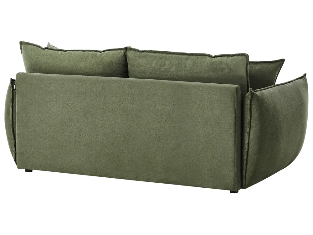 Living Room Set 5 Seater KUNES Fabric Green_1013493