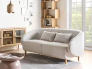 Sofa UMEA Stoff Hellbeige_986274