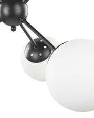 Ceiling Lamp ADAWRO Metal Black/ White_818256