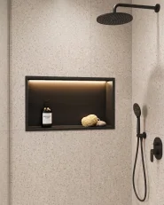Shower Niche ITAIPU LED Metal Black_1150166