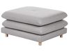 Ottoman HEDEN Fabric Grey