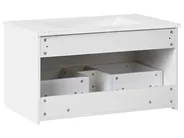 Wandmontierter Waschbeckenunterschrank mit Waschbecken BONAIRE Weiß_1005965