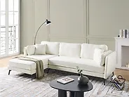 Corner Sofa ALTAN Boucle Off-White Right Hand_1176461