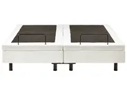 Adjustable Bed without Headboard Boucle DUKE 160 x 200 cm (EU King Size) Off-White_1011449