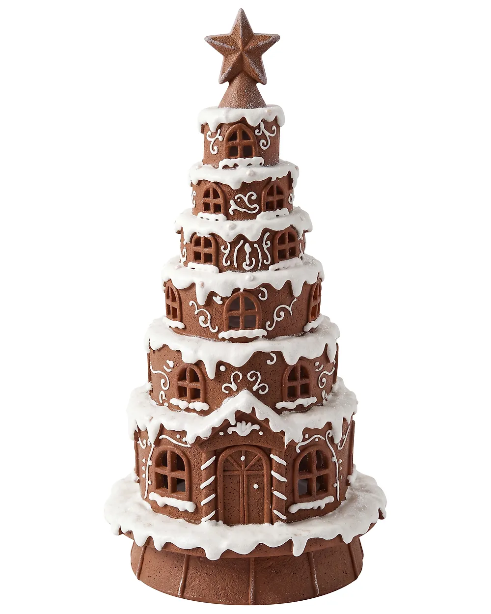 Weihnachtsdekoration LED SATTANEN 40 cm Braun_1185528