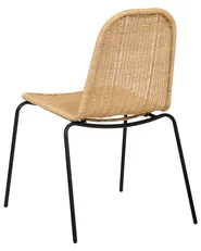 Esszimmerstuhl 2er Set ROXTON Rattan Naturfarben_1072182
