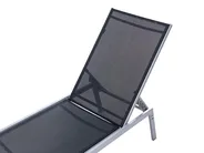 Sonnenliege NOLI mit Relaxfunktion Metall Schwarz_752472