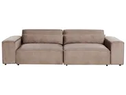 Modular Sofa 2 Seater HELLNAR Fabric Light Brown_912200
