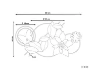 Wall Decor Flower THORIUM Metal 44 cm Multicolour_933891