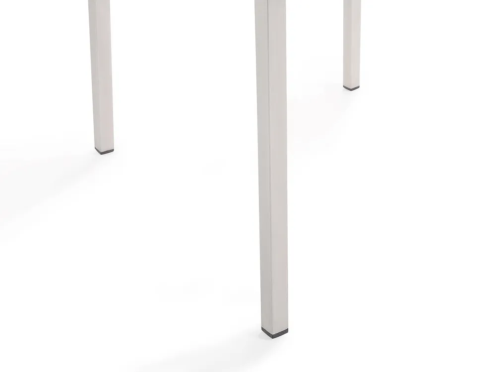 Gartenmöbel Set 8-Sitzer GROSSETO Crashglas Transparent / Grau_677357