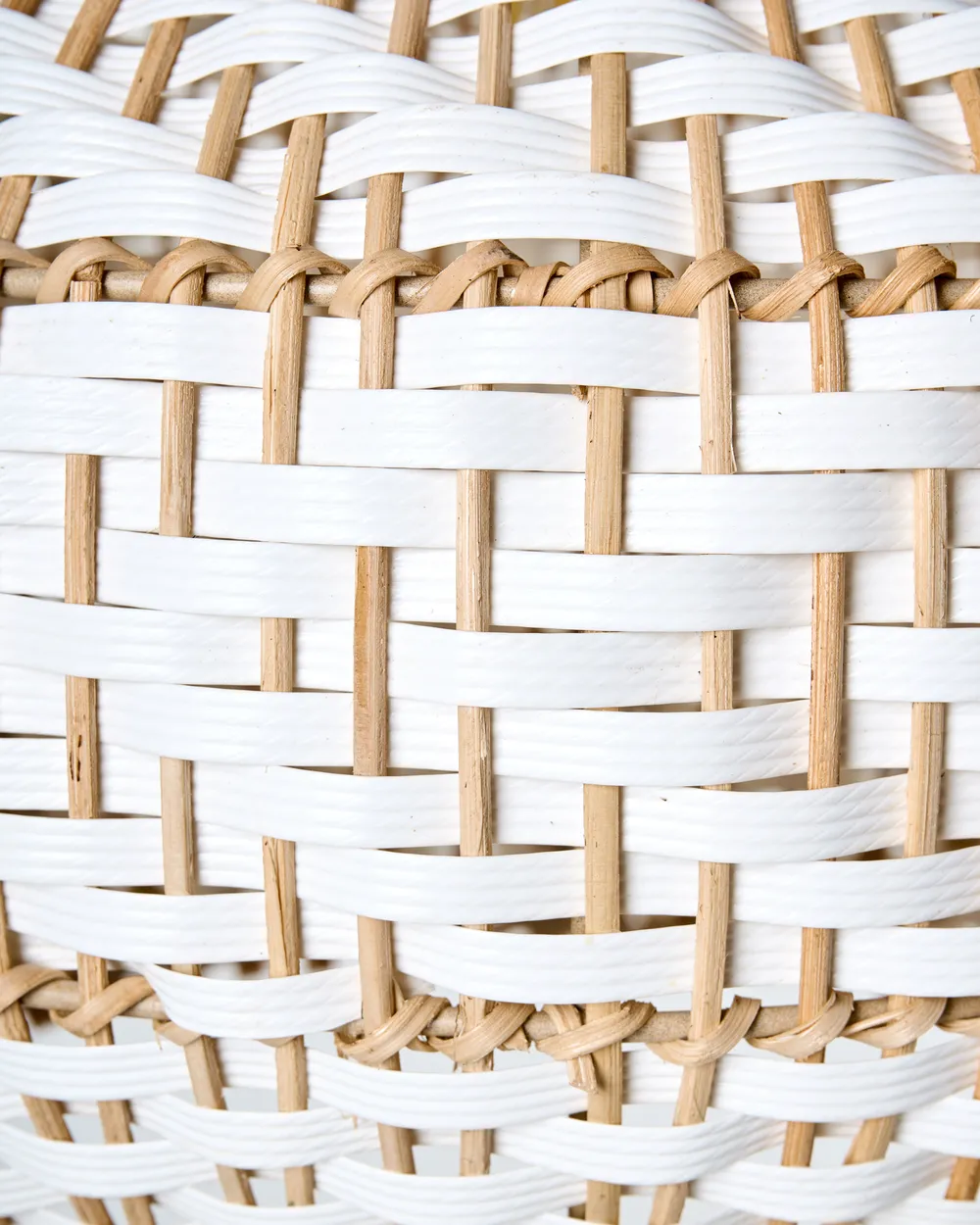 Hängeleuchte YAUCO Rattan Weiß_995692