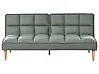 Schlafsofa 3-Sitzer SILJAN Stoff Grün