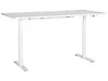 Electric Adjustable Standing Desk DESTINAS 180 cm x 80 cm White