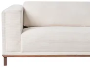Corner Sofa 4 Seater VENG Corduroy Light Beige Left Hand_1006993