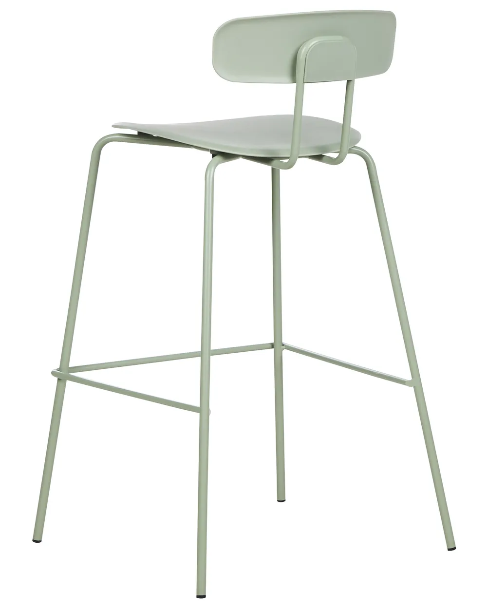 Set of 2 Bar Chairs SIBLEY Light Green_902796