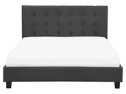 Wasserbett Stoff LA ROCHELLE 160 x 200 cm Dunkelgrau_844883
