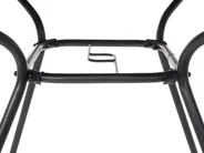 Outdoor Bistrotisch LIVO 80 cm 80 cm Glas Schwarz_679087