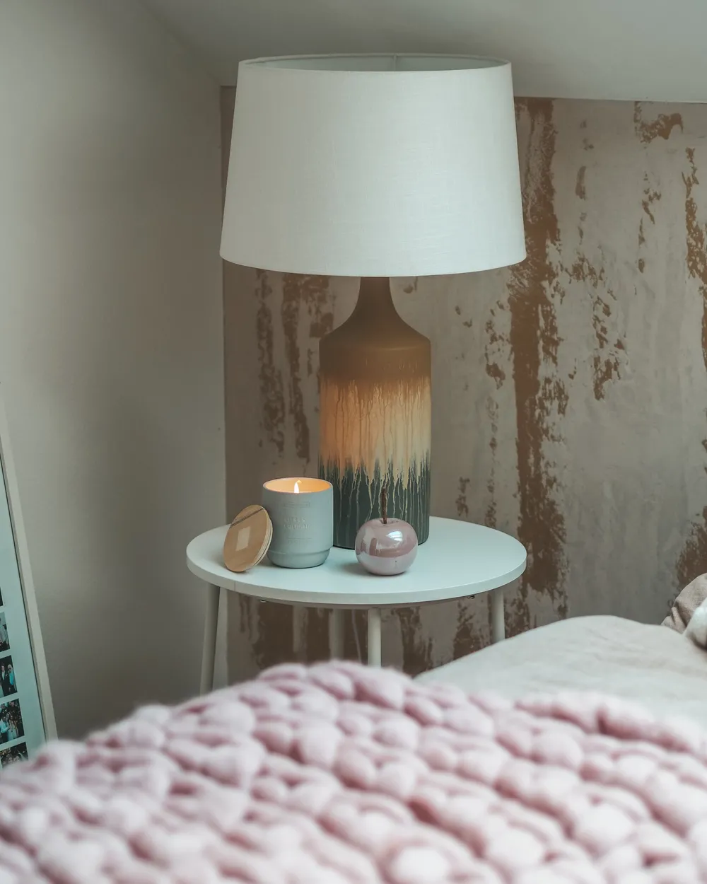 Table Lamp CALVAS Ceramic Multicolour_961402