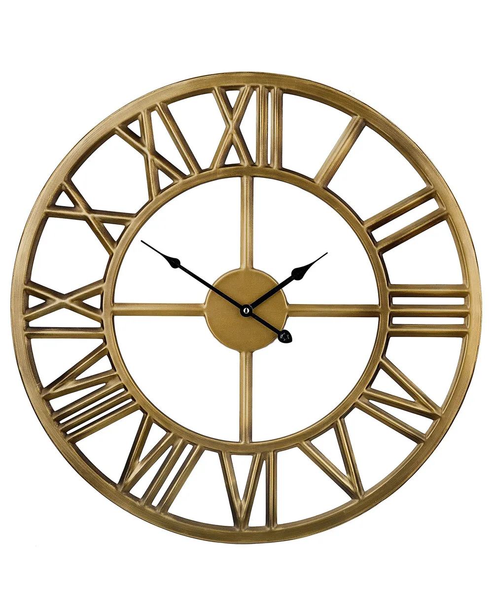 Wanduhr NOTTWIL 61 cm Metall Gold