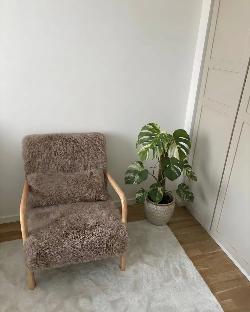 Sessel SKOVDE Webpelz Taupe_1052739