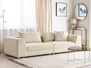 Sofa 3 Seater LERMON Fabric Beige_887703